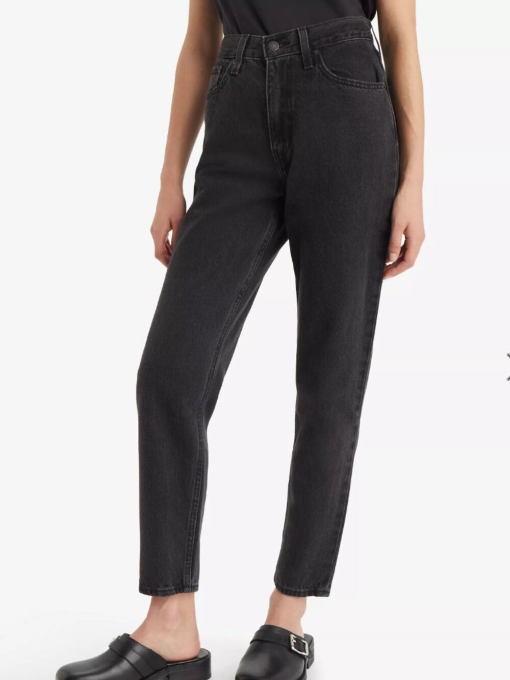 Levi's black mom jeans 29 high waisted